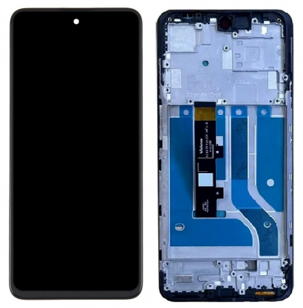 Ecrane Motorola - Display compatibil Motorola Edge 20 lite, black, OLED - cu Rama