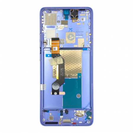 Ecrane Motorola - Ecran display cu rama Motorola Edge 50 Pro (XT2403), Blue (Original Service Pack)