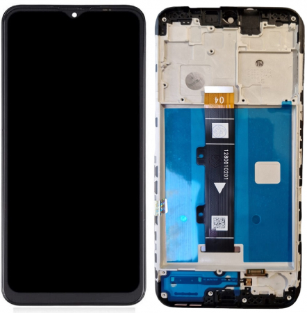 Ecrane Motorola - Display compatibil Motorola Moto G10 / G20 / G30, negru - cu Rama