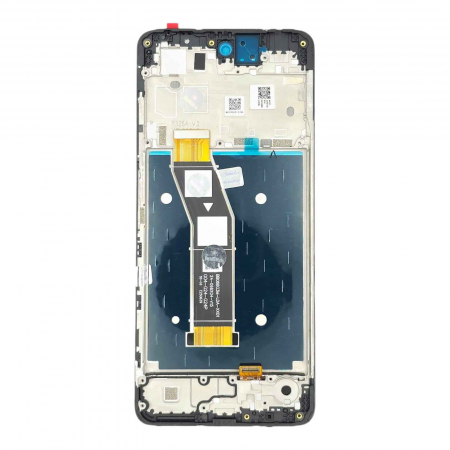 Ecrane Motorola - Display compatibil Motorola Moto G24 / G24 Power, Negru - cu Rama