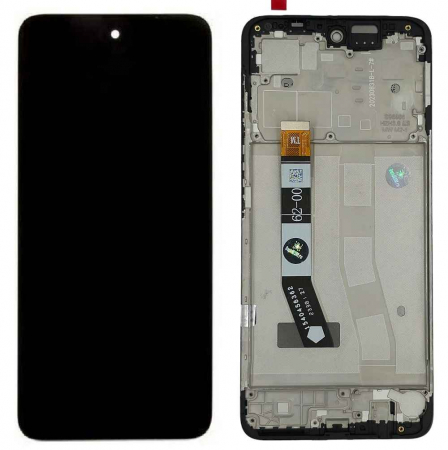 Ecrane Motorola - Display compatibil Motorola Moto G54, negru - cu Rama