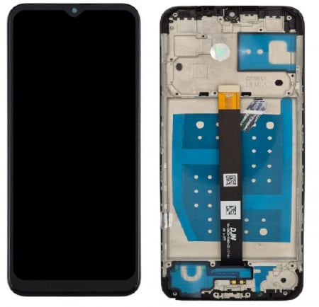 Ecrane Motorola - Display compatibil Motorola One Fusion, Negru - cu Rama