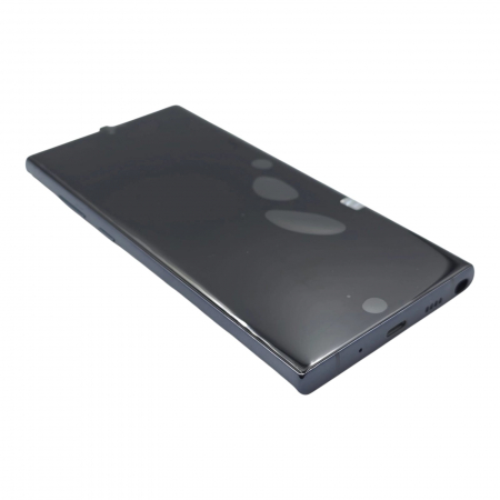 Display compatibil Samsung Note 10 Plus (N975), Negru, INCELL - cu Rama [2]