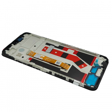 Display compatibil Oppo A38, negru - cu Rama [2]