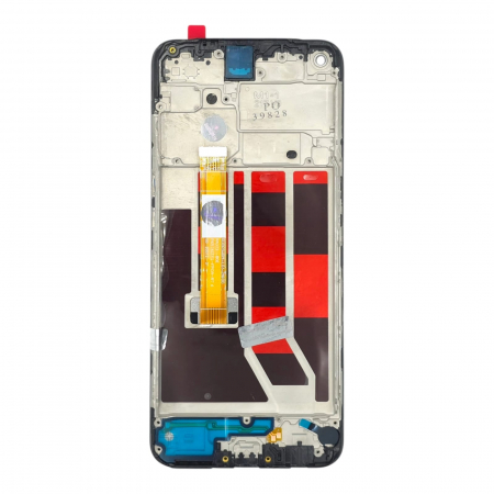 Ecrane Oppo / Realme - Display compatibil Oppo A53 4G / A53s, Negru - cu Rama