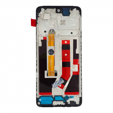 Display compatibil Oppo A58 (4G), negru - cu Rama [1]