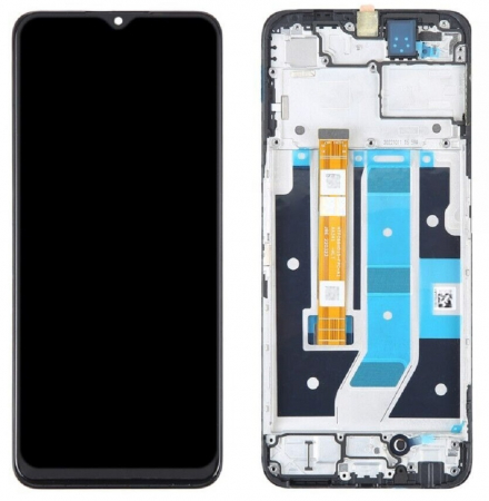 Ecrane Oppo / Realme - Display compatibil Oppo A78 5G, negru - cu Rama