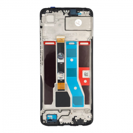 Ecrane Oppo / Realme - Display compatibil Realme Note 50, negru - cu Rama