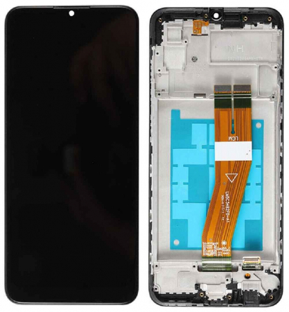Ecrane Samsung - Display compatibil Samsung A03 (A035G, A035) VARIANTA G 163mm - cu Rama