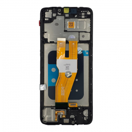 seria A - Ecran display cu rama Samsung A05 (A055) negru (Original Service Pack)