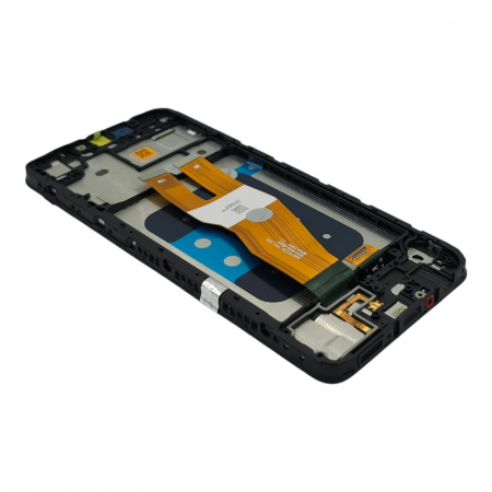 Ecran display cu rama Samsung A05 (A055) negru (Original Service Pack) [1]