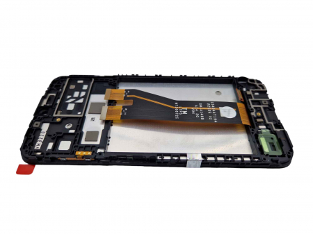 Display compatibil Samsung A14 5G (A146B / A145F), negru / conector mare - cu Rama [1]