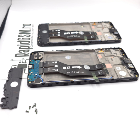 Ecran display cu rama Samsung A16 4G (A165) + modul incarcare si flex principal (Original Service Pack) [5]