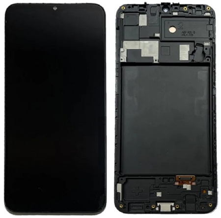 Ecrane Samsung - Display compatibil Samsung A20 (A205), OLED - cu Rama