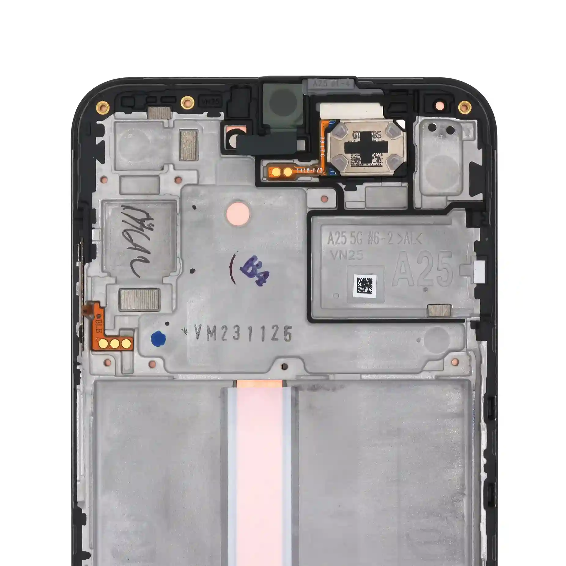 Ecran display cu rama Samsung A25 5G (A256), negru (Original Service Pack) [2]