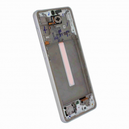 Ecran display cu rama Samsung A33 5G (A336) Alb, (Original Service Pack) [1]