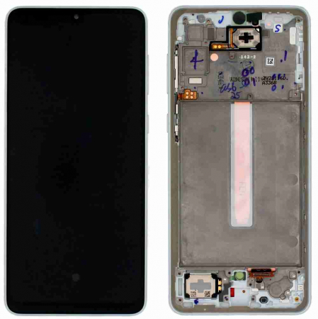 Ecrane Samsung - Ecran display cu rama Samsung A33 5G (A336) Alb, (Original Service Pack)