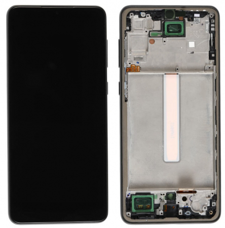 Ecrane Samsung - Display compatibil Samsung A33 5G (A336) negru, INCELL (DOAR ANDROID 12 / 13) - cu Rama