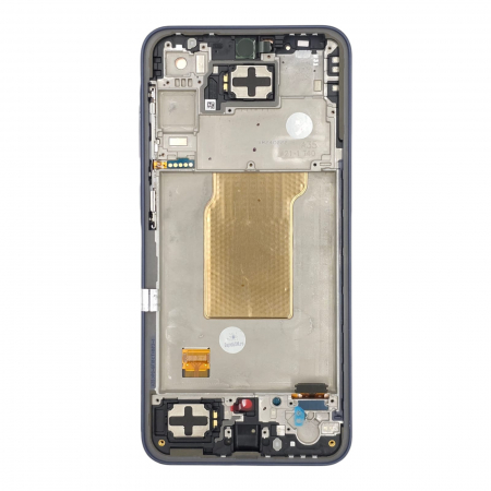seria A - Ecran display cu rama Samsung A35 5G (A356), Black / Navy (Original Service Pack)