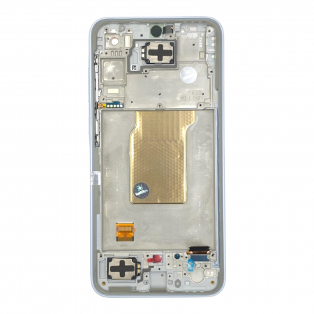 seria A - Ecran display cu rama Samsung A35 5G (A356), Iceblue (Original Service Pack)