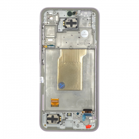 seria A - Ecran display cu rama Samsung A35 5G (A356), Lilac / Lavender (Original Service Pack)