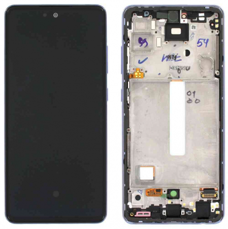 seria A - Ecran display cu rama Samsung A52 5G / 4G (A525/A526), Violet (Original Service Pack)