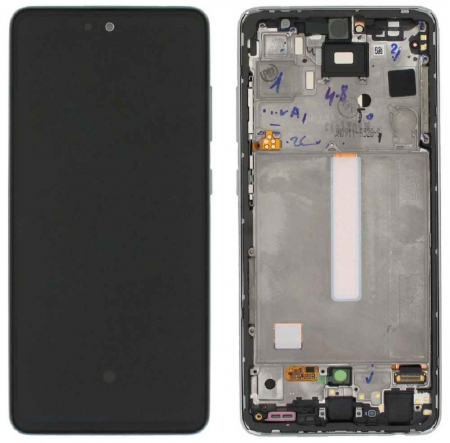 Ecrane Samsung - Ecran display cu rama Samsung A52s 5G, Alb (A528) (Original Service Pack)