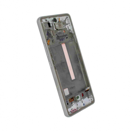 Ecran display cu rama Samsung A53 5G, (A536), Alb (Original Service Pack) [1]