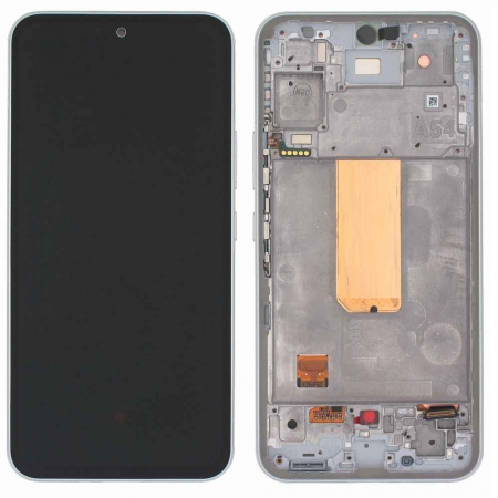 Ecrane Samsung - Ecran display cu rama Samsung A54 5G (A546), Alb (Original Service Pack)