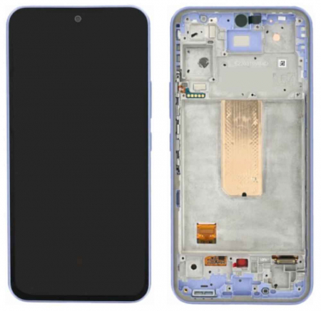 Ecrane Samsung - Ecran display cu rama Samsung A54 5G (A546), Violet (Original Service Pack)
