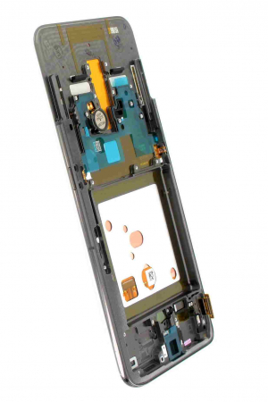 Ecran display cu rama Samsung A80 (A805), Negru (Original Service Pack) [2]