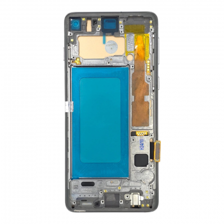 seria S - Display compatibil Samsung S10 (G973), Negru, INCELL - cu Rama