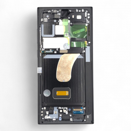 seria S - Ecran display cu rama Samsung S23 Ultra 5G (S918), Graphite / Gri (Original Service Pack)