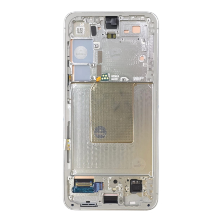 seria S - Ecran display cu rama Samsung S24 5G (S921), Marble Grey (Original Service Pack)