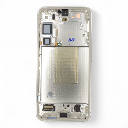 Ecrane Samsung - Ecran display cu rama Samsung S24 Plus 5G (S926), Marble Grey (Original Service Pack)