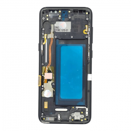 seria S - Display compatibil Samsung S8 (G950), Negru, INCELL - cu Rama