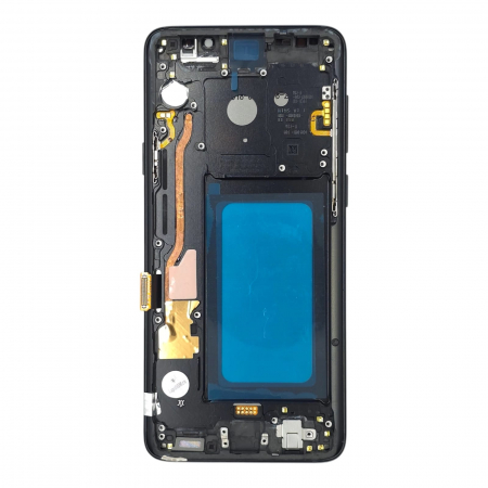 seria S - Display compatibil Samsung S9 Plus (G965), Negru, INCELL - cu Rama