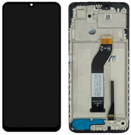 Ecrane Xiaomi / Redmi - Display compatibil Xiaomi Redmi 13C 4G/ 5G, Negru - cu Rama