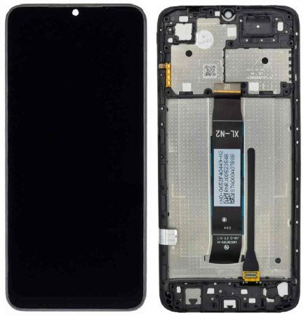 Ecrane Xiaomi / Redmi - Display compatibil Xiaomi Redmi A2 / A2 Plus, negru - cu Rama