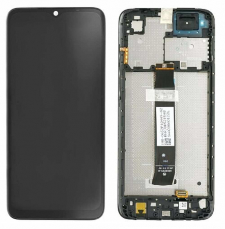 Ecrane Xiaomi / Redmi - Ecran display cu rama Xiaomi Redmi A2 / A2 Plus, black (Original Service Pack)
