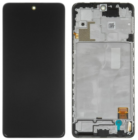 Ecrane Xiaomi / Redmi - Ecran display cu Rama Xiaomi Redmi Note 10 Pro (4G), negru (Original Service Pack)