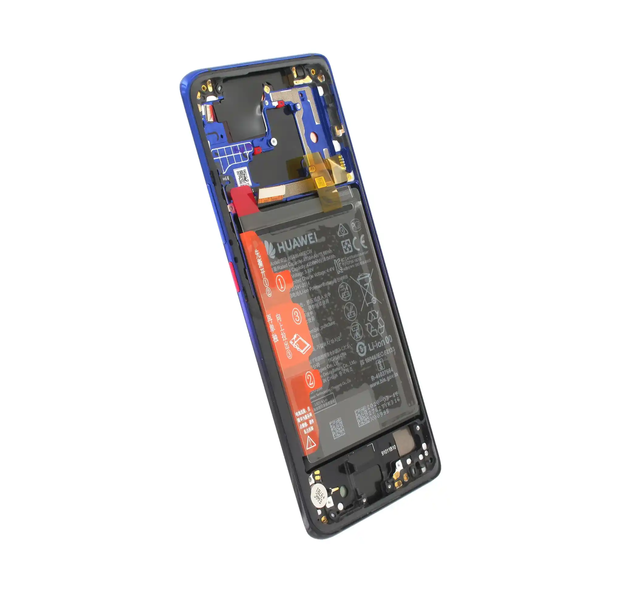 Ecran display Huawei Mate 20 Pro, Twilight, cu rama si acumulator (Original Service Pack) [1]