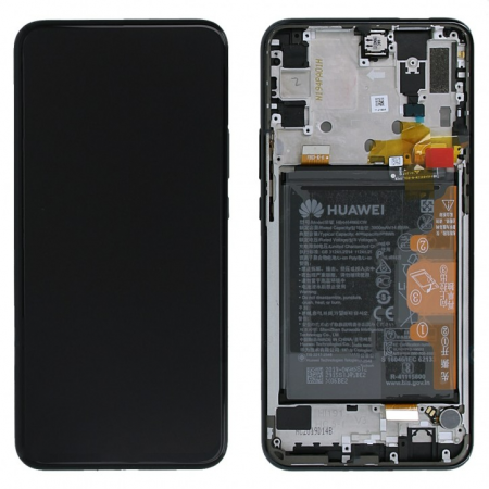 Ecrane Huawei / Honor - Ecran display Huawei P Smart Z, Negru, cu rama si acumulator (Original Service Pack)