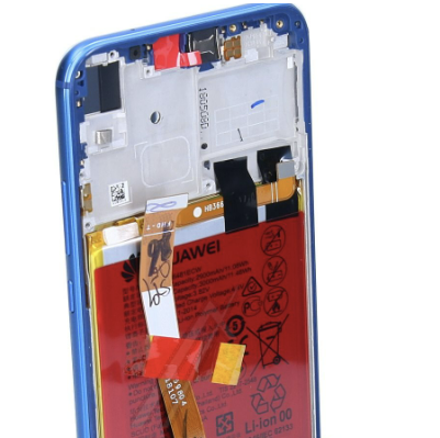 Ecran Display Huawei P20 Lite cu Rama si Acumulator, Albastru (Original Service Pack) [1]