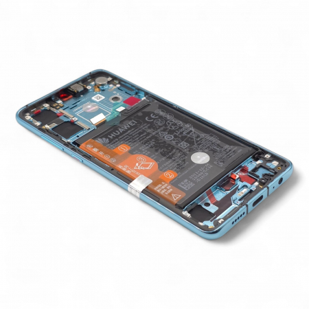 Ecran display Huawei P30, Blue, cu rama si acumulator (Original Service Pack) [1]