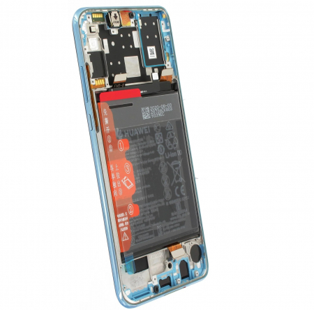 Ecran Display Huawei P30 Lite cu Rama + Acumulator, Breathing Crystal, 48 MP (Original Service Pack) [1]