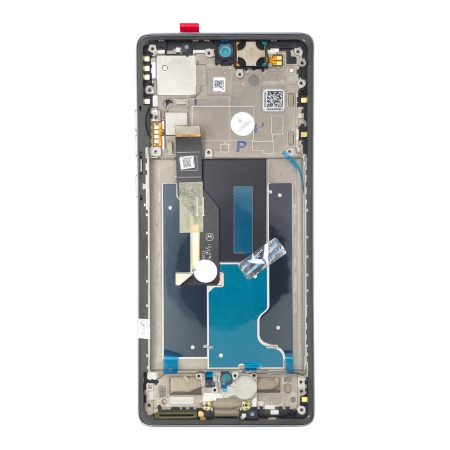 Ecrane Motorola - Ecran display Motorola Edge 50 Fusion, cu rama, Albastru (Original Service Pack)