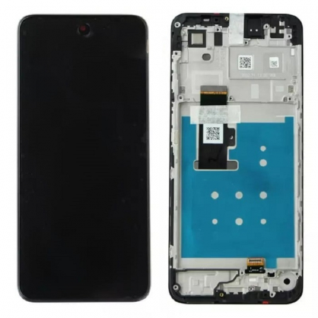 Ecrane Motorola - Ecran display Motorola Moto G23 (XT2333) cu rama, negru (Original Service Pack)