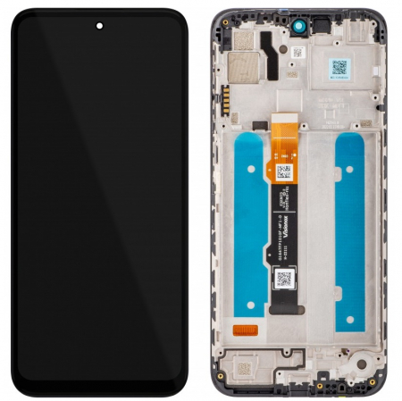 Ecrane Motorola - Ecran display Motorola Moto G31 (XT2173) cu rama, negru (Original Service Pack)