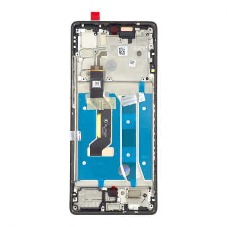 Ecrane Motorola - Ecran display Motorola Moto G85 5G (XT2427) cu rama, Negru (Original Service Pack)